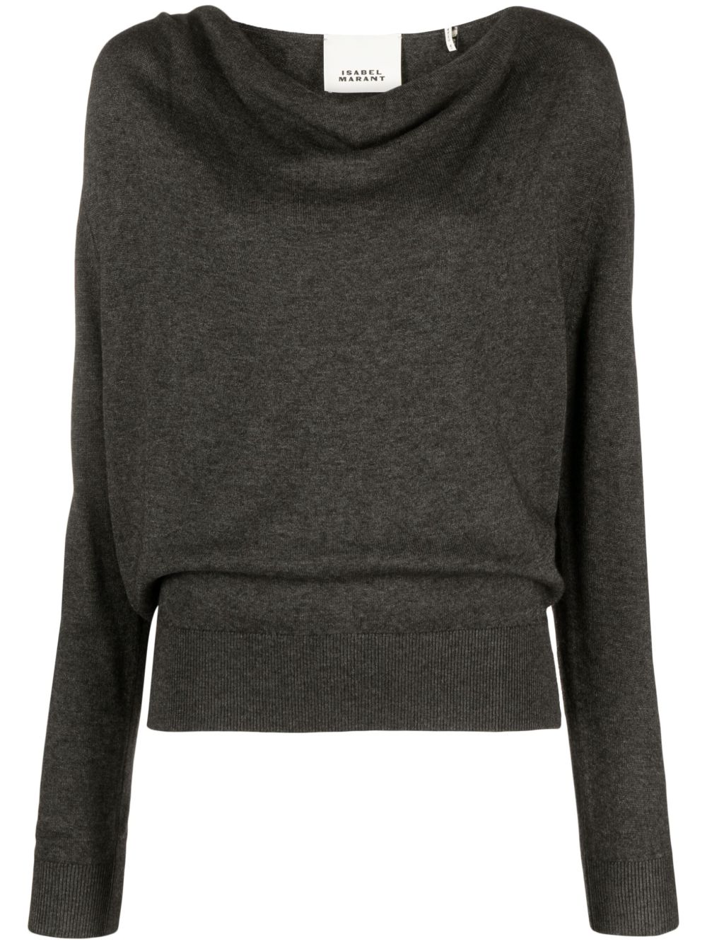 ISABEL MARANT Kristen 垂坠感毛衣 - 灰色