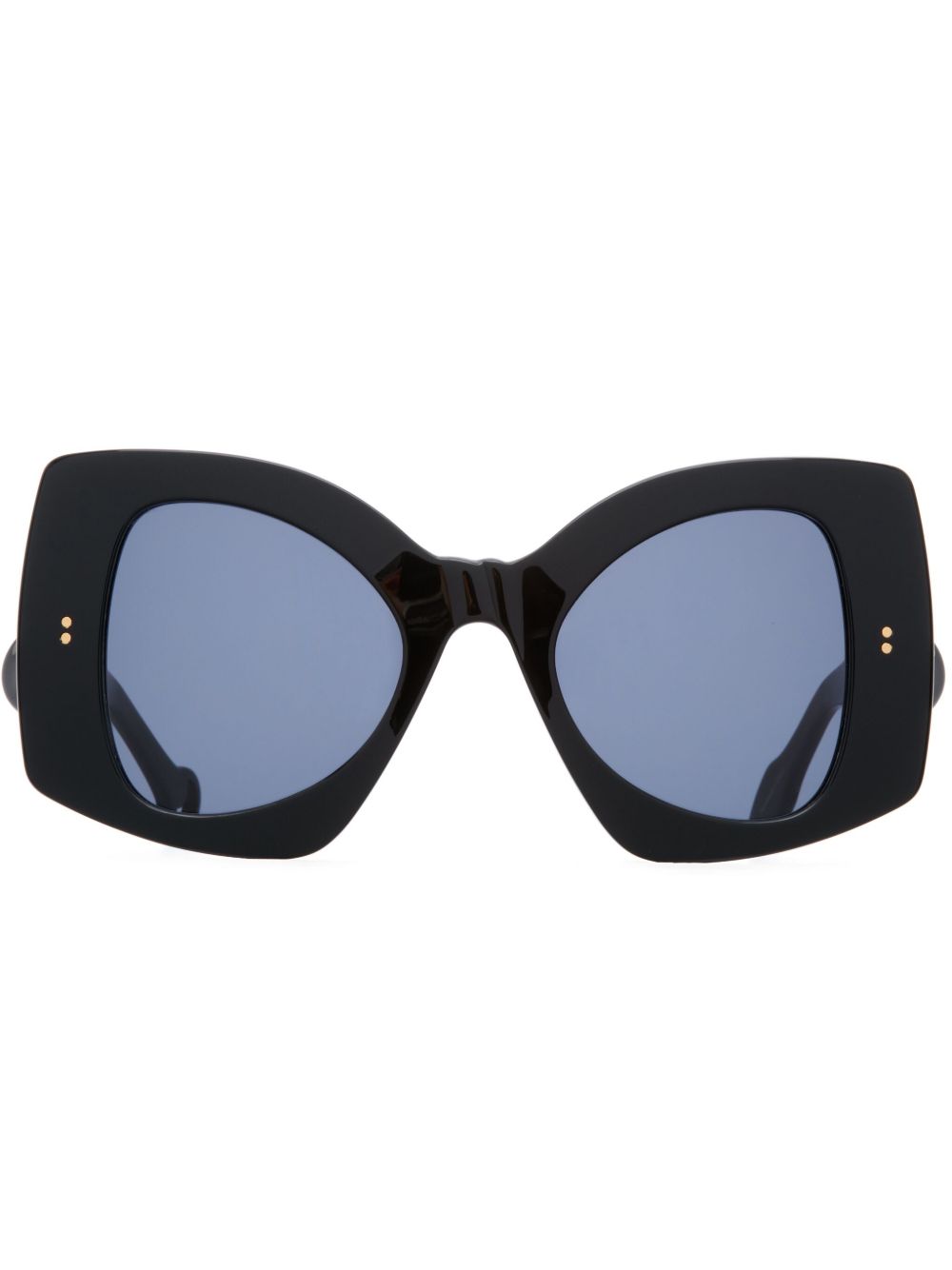 JW Anderson Twister 太阳眼镜 - 黑色