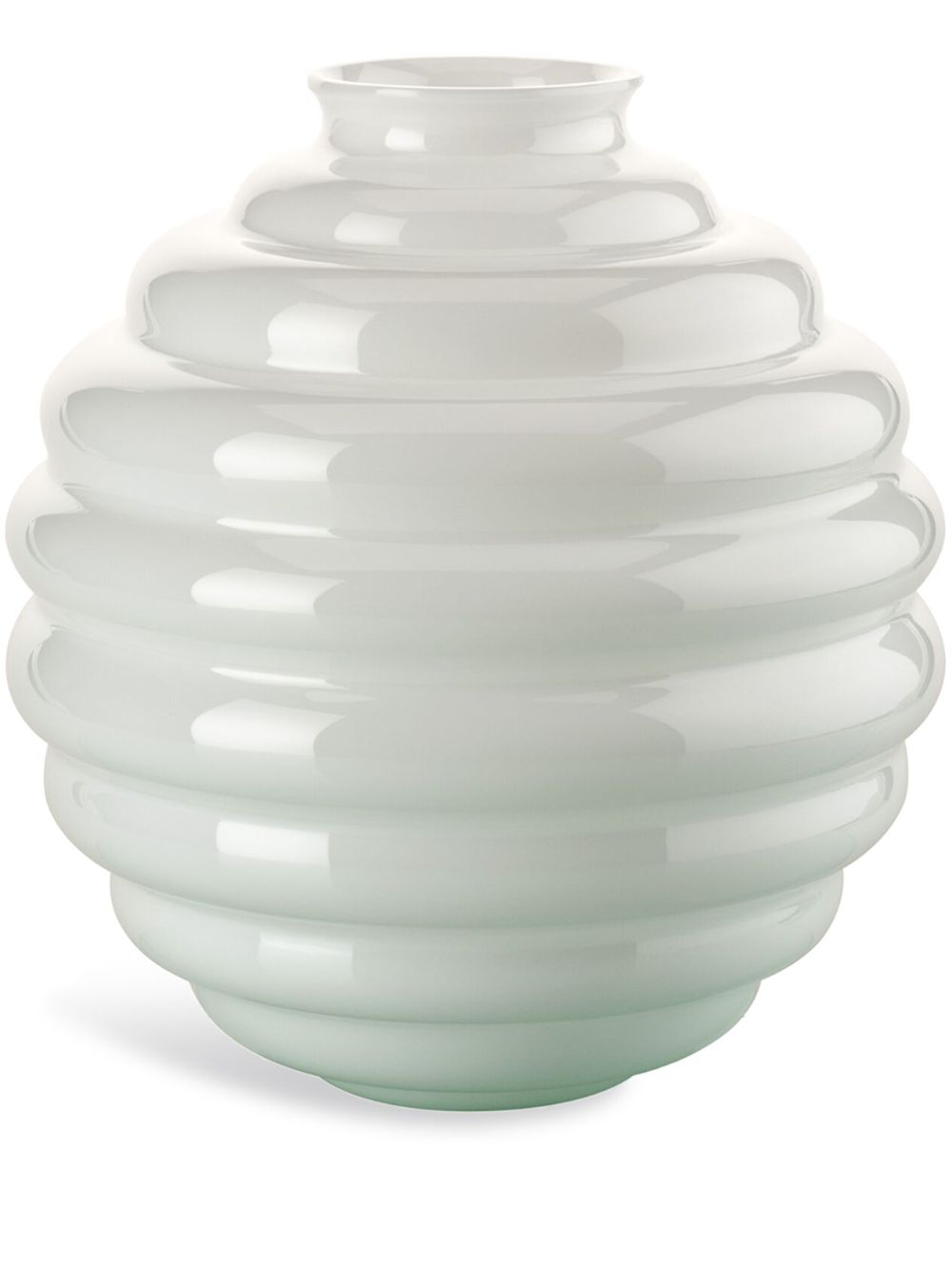 Venini Deco glass vase - 白色
