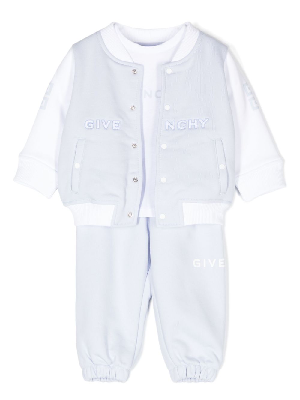 Givenchy Kids 4G 图案运动套装 - 蓝色