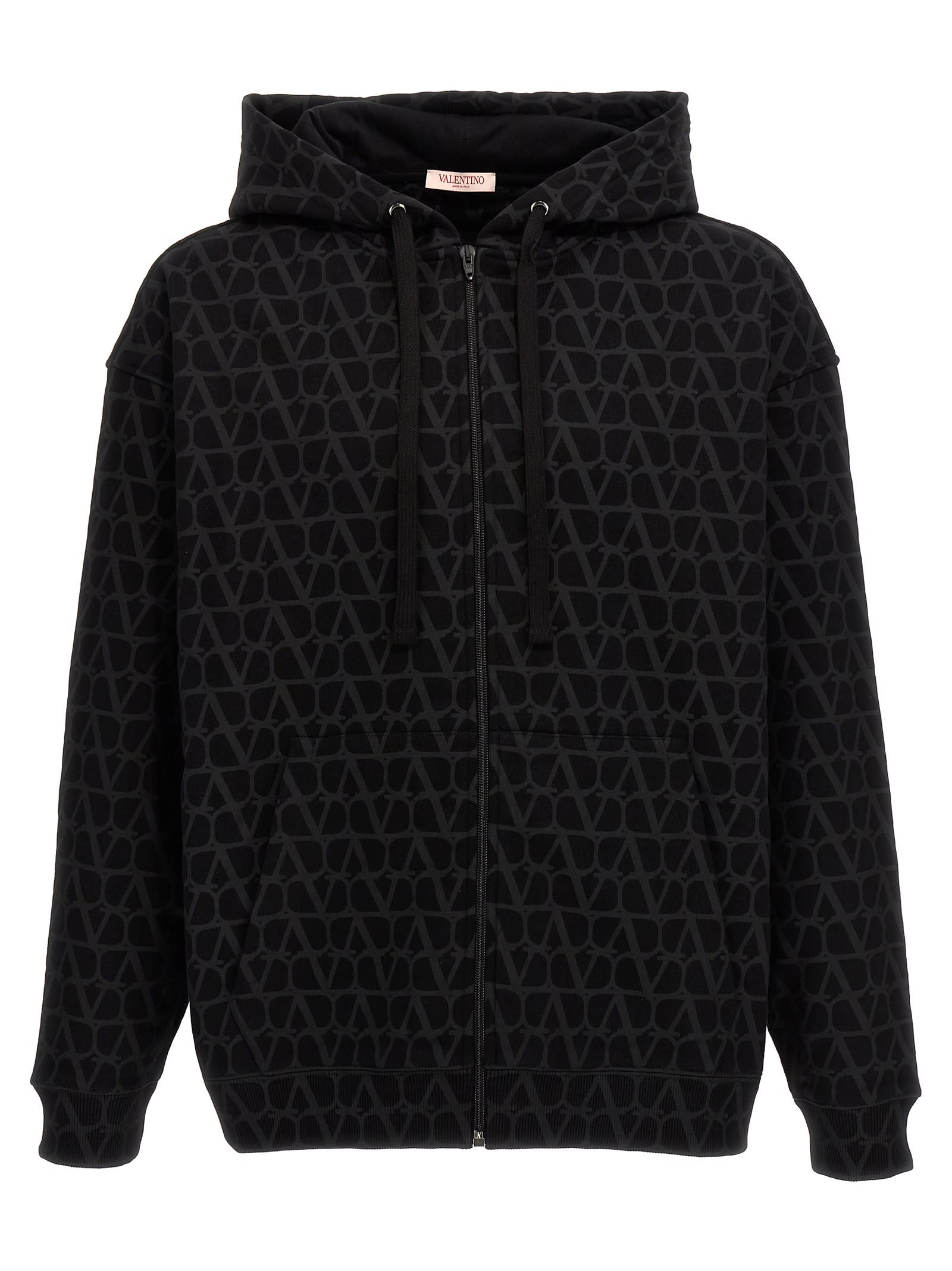 Valentino 提花Iconographe连帽卫衣