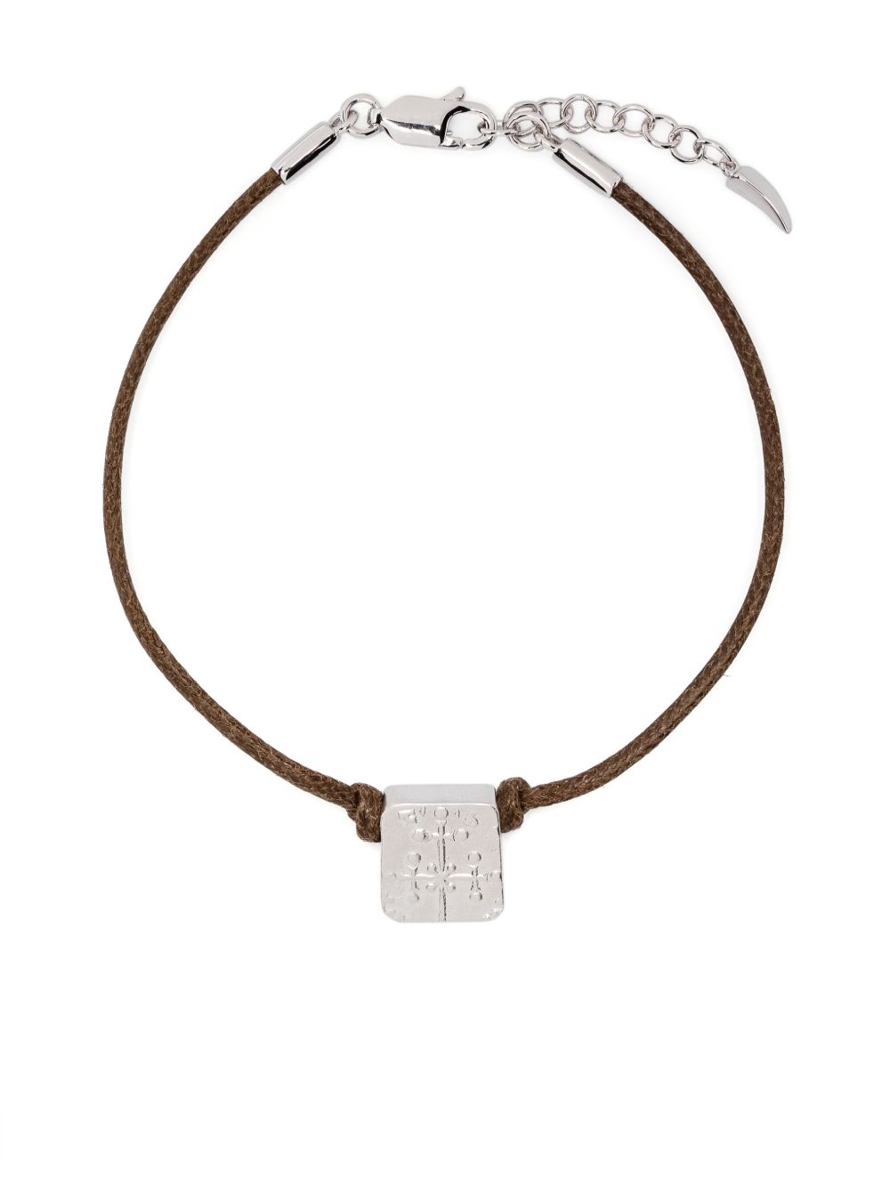 Missoma x Lucy Williams Byzantine-coin cord bracelet - 银色