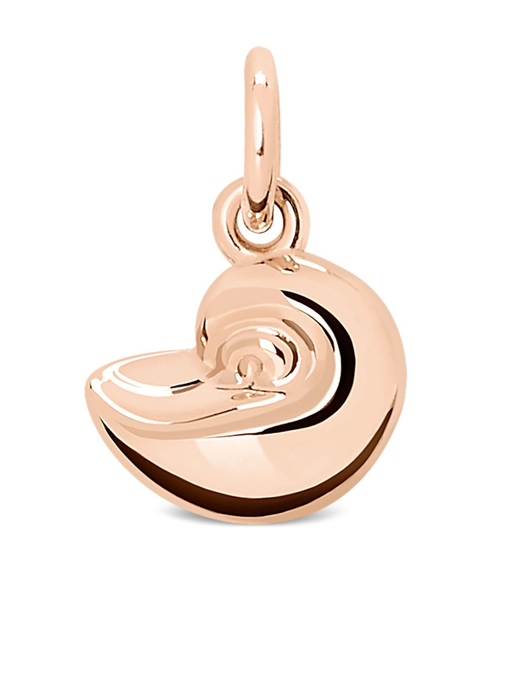 Dodo 9kt rose gold Shell charm - 粉色
