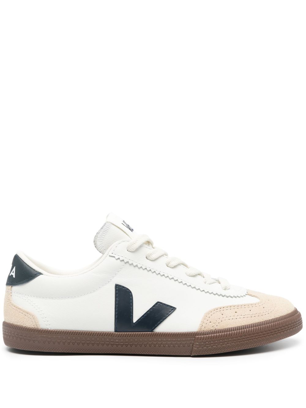 VEJA Volley 拼接运动鞋 - 白色