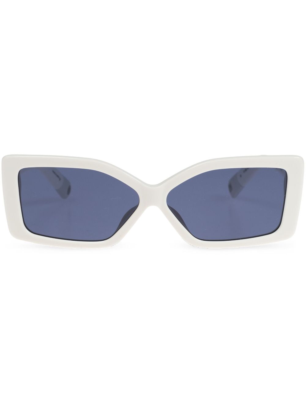 Jacquemus x Linda Farrow Les Lunettes Spiaggia 太阳眼镜 - 白色