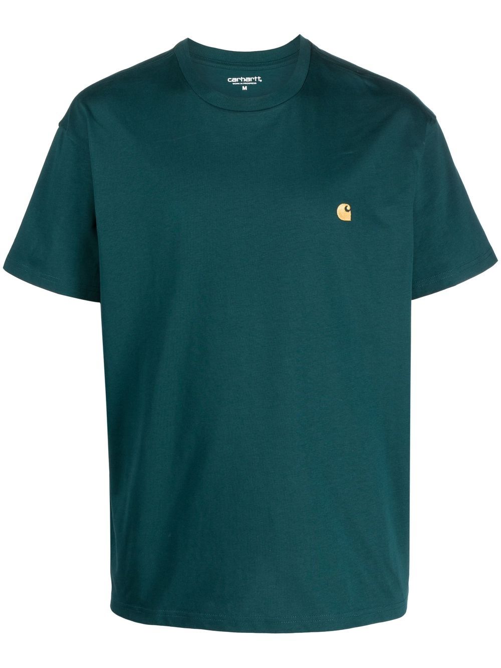 Carhartt WIP logo刺绣棉T恤 - 绿色
