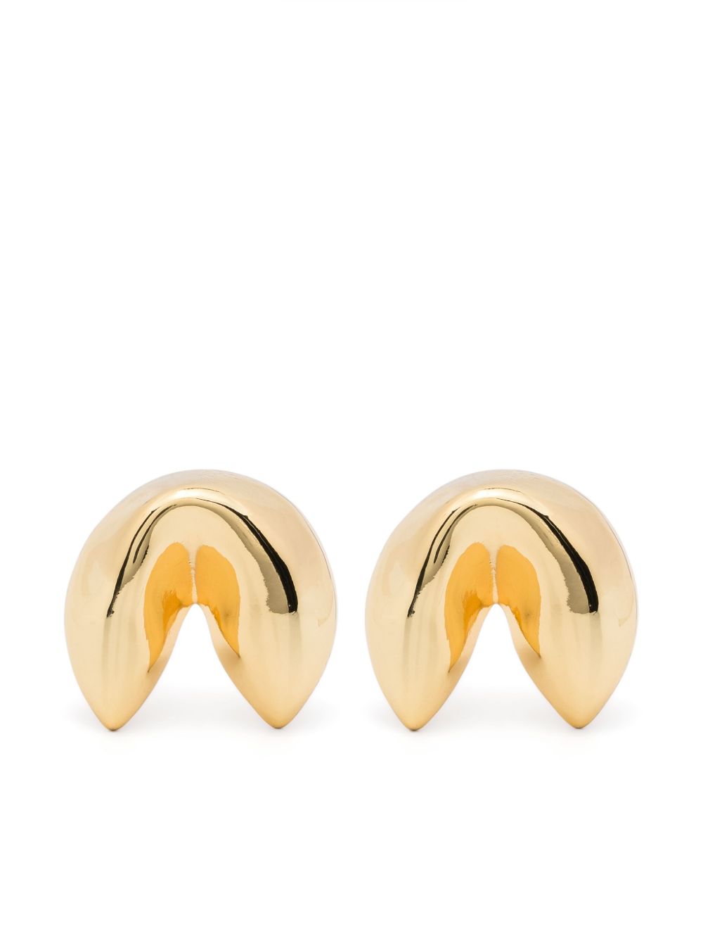 Maje Fortune Cookie 耳环 - 金色