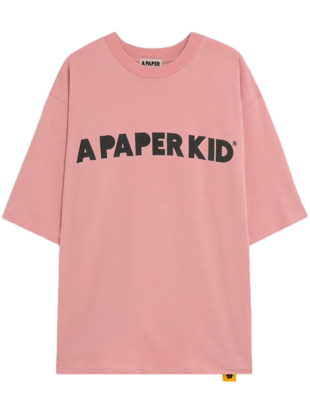 A Paper Kid logo T恤 - 粉色