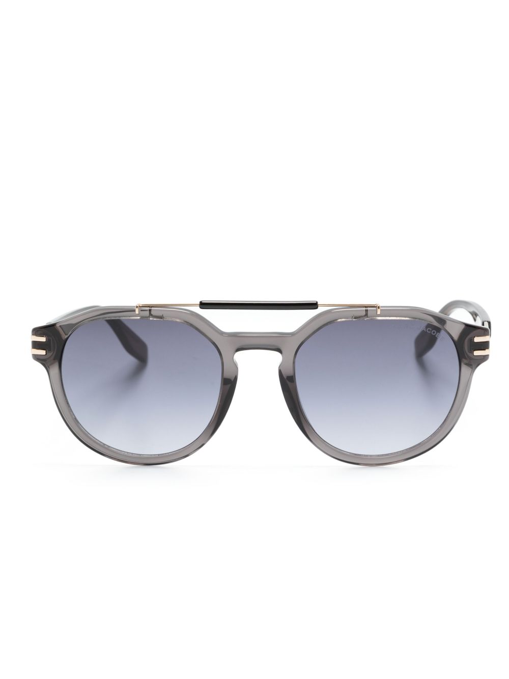 Marc Jacobs Eyewear 675S 圆框太阳眼镜 - 灰色