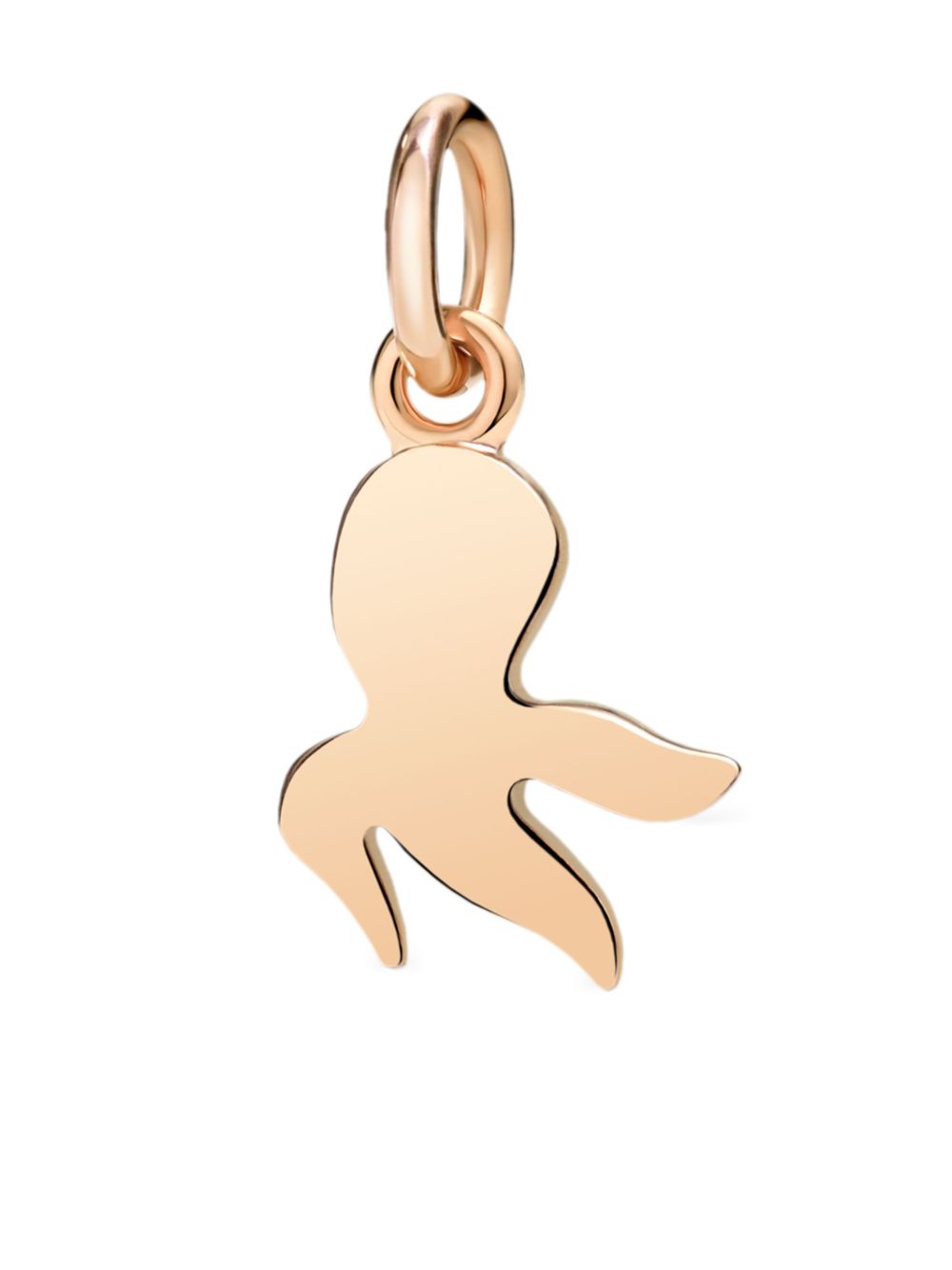 Dodo 9kt rose gold Octopus charm - 粉色