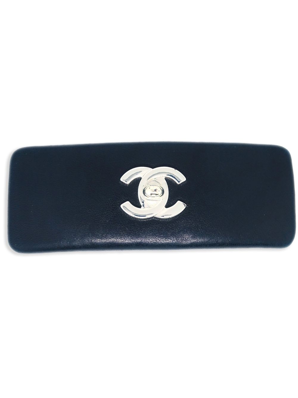 CHANEL Pre-Owned CC 旋扣发夹（1990-2000年典藏款） - 黑色