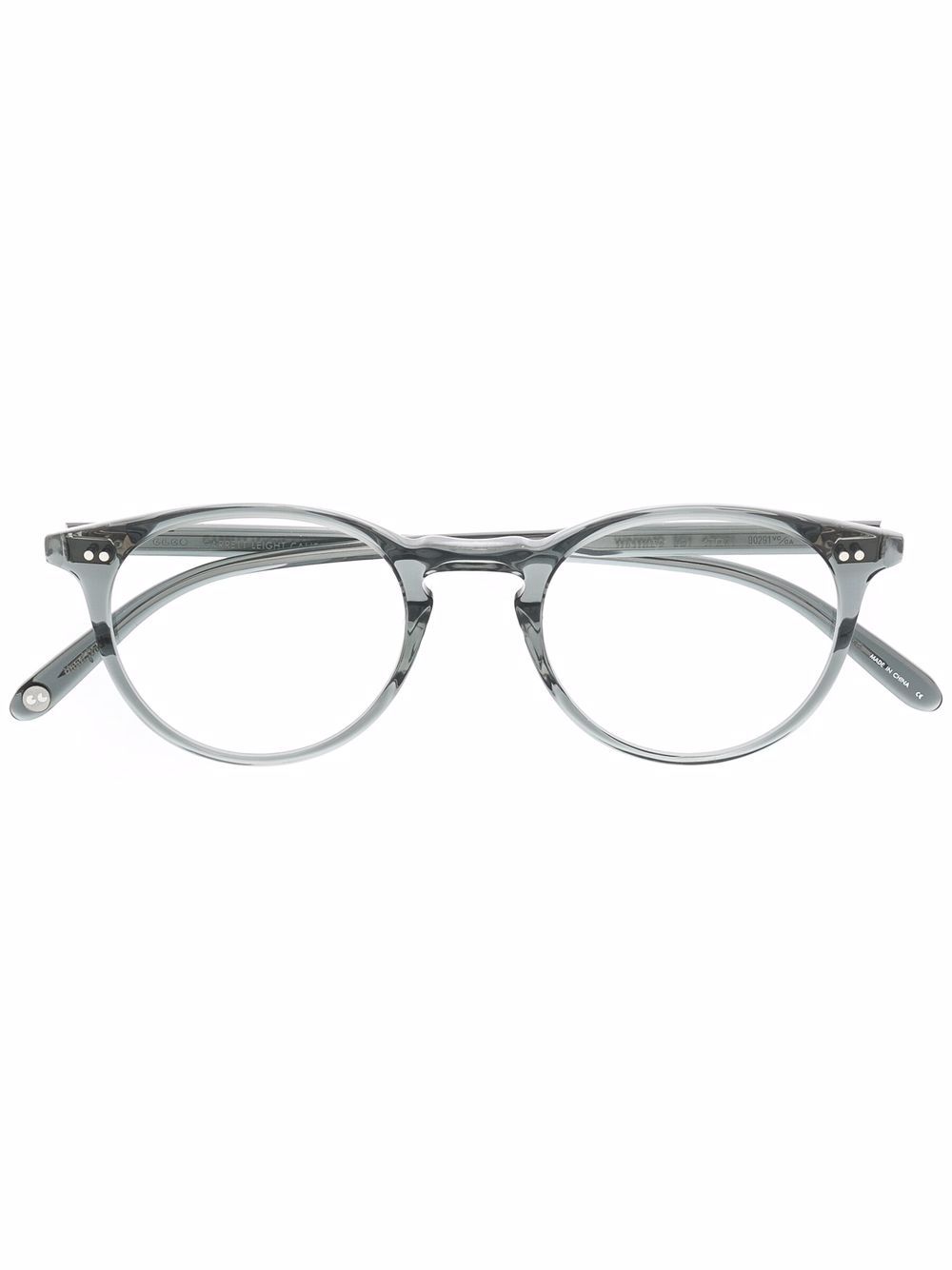 Garrett Leight Winward 圆框眼镜 - 灰色