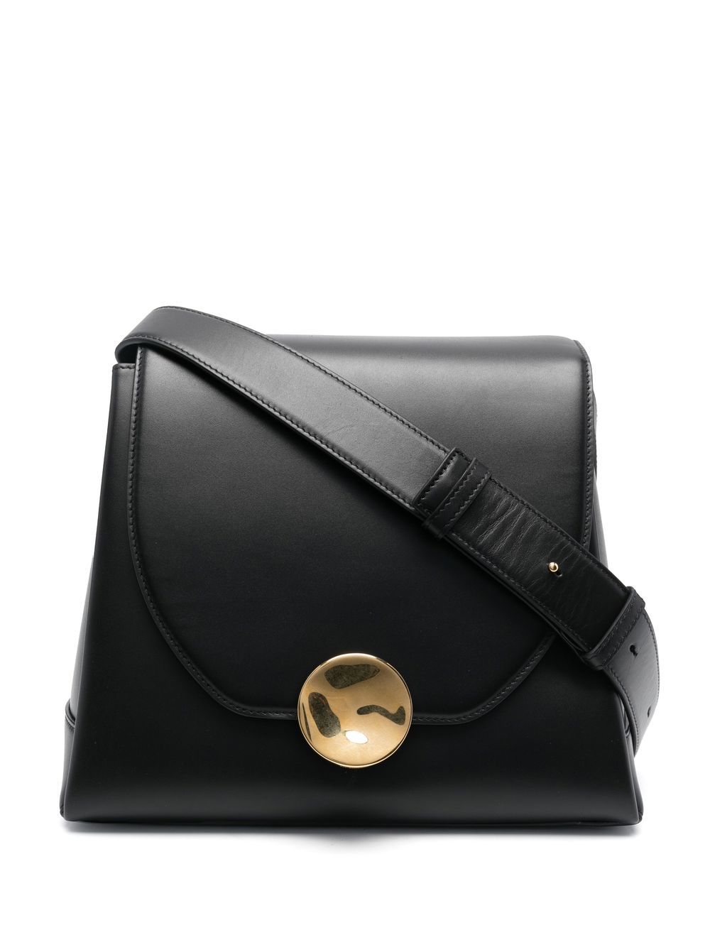 Jil Sander Victor 中号单肩包 - 黑色