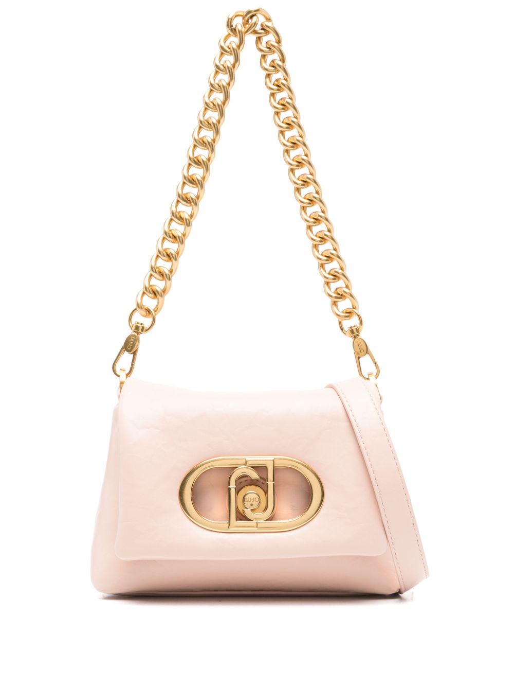 LIU JO logo-plaque cross body bag - 粉色