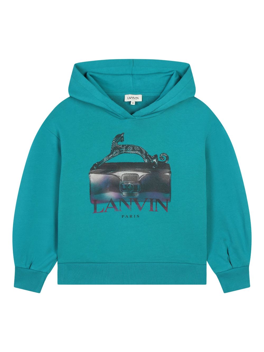 Lanvin Enfant 插画印花卫衣 - 蓝色