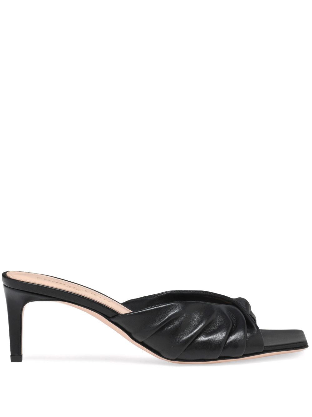 Gianvito Rossi Selene 低跟穆勒鞋（5.5厘米） - 黑色