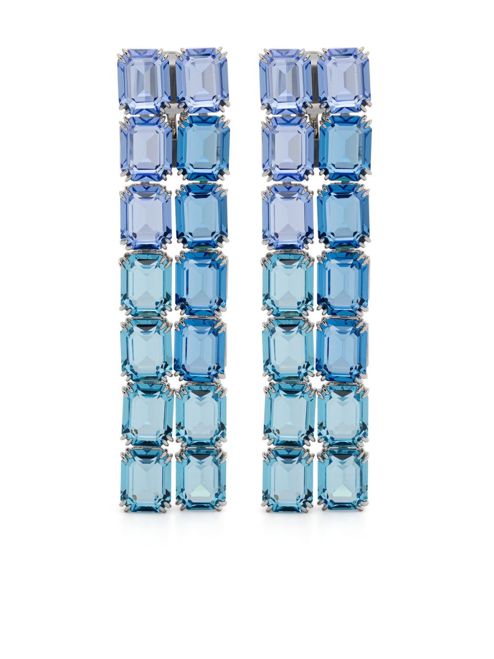 Swarovski Millenia 耳环 - 蓝色