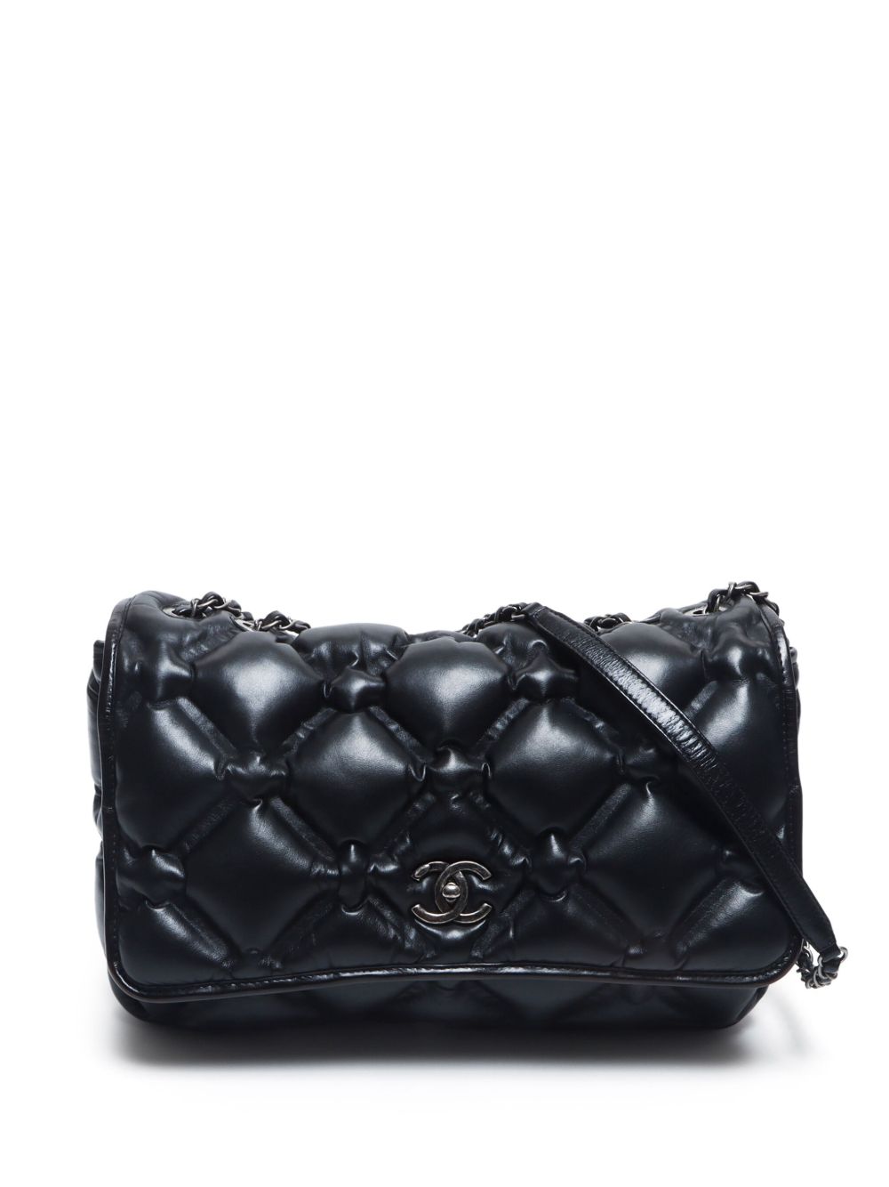 CHANEL Pre-Owned Chesterfield 单肩包（2016年典藏款） - 黑色