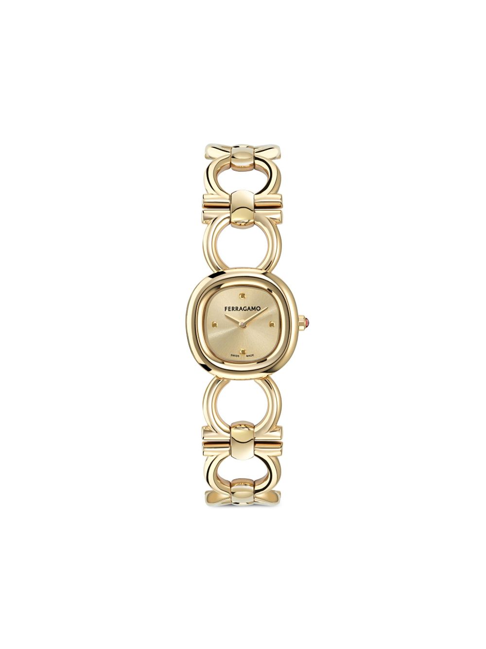 Ferragamo Double Gancini Jewel 25毫米腕表 - 金色