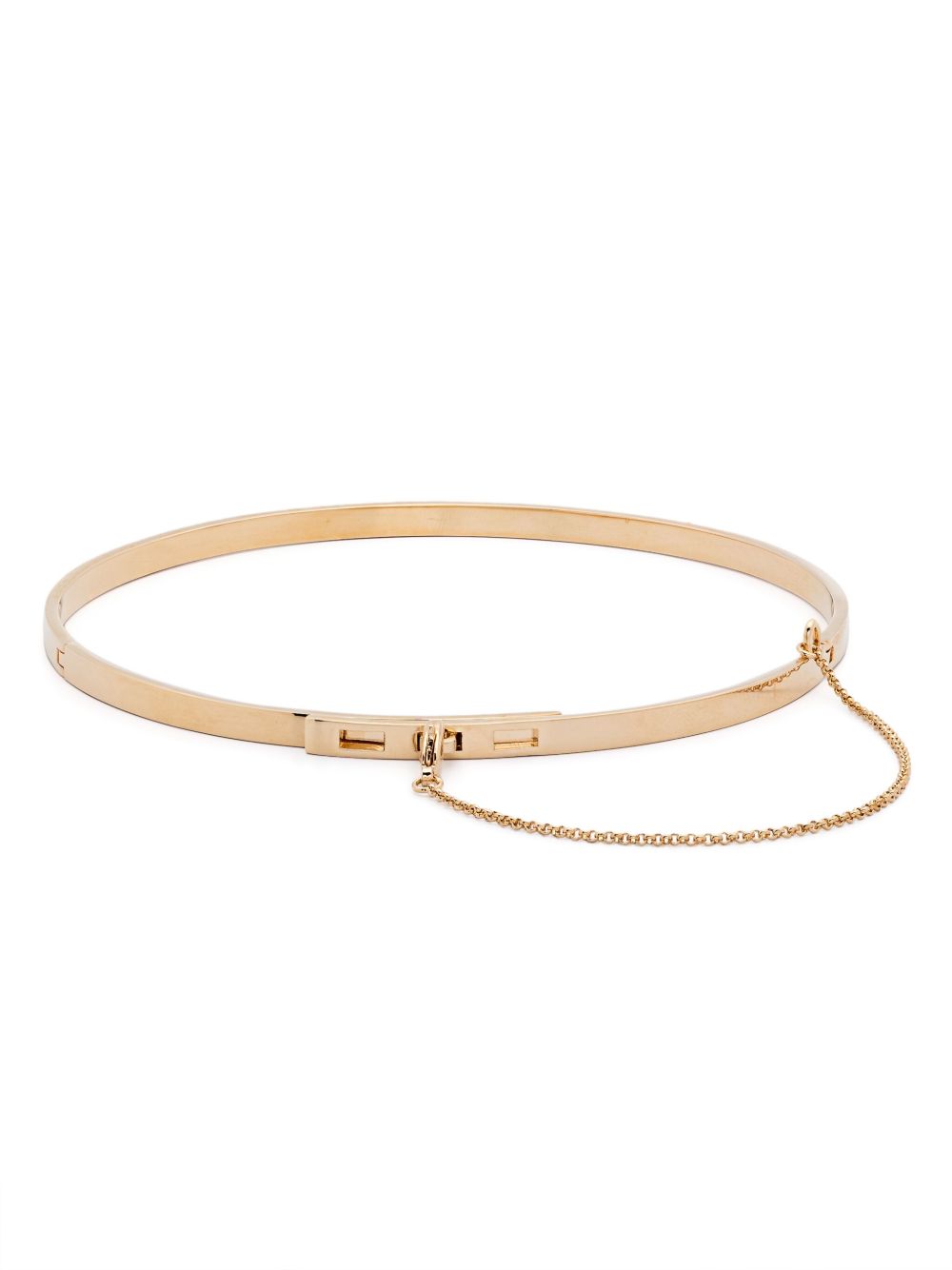 Eddie Borgo Thin Safety Chain choker - 金色