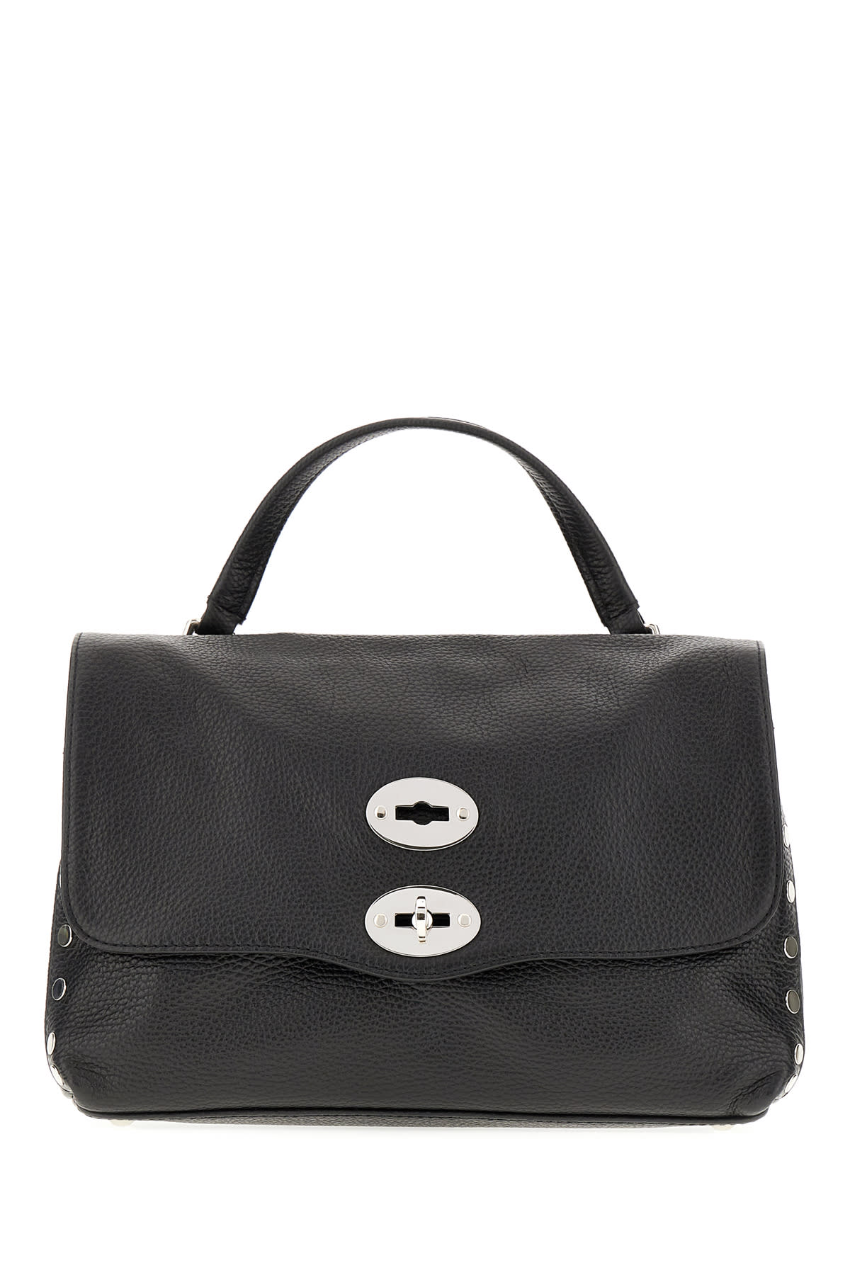 Zanellato Black Leather Small Postina Handbag
