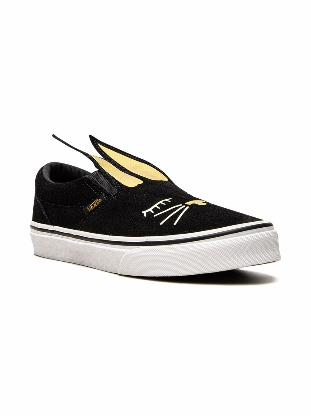 Vans Kids 兔耳套穿式板鞋 - 黑色