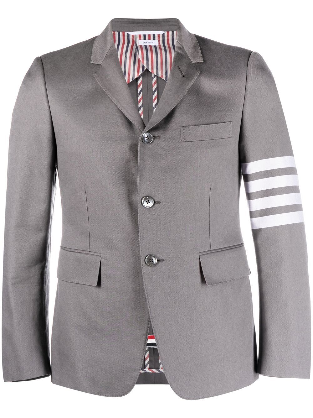 Thom Browne Engineered 4Bar 棉质运动外套 - 灰色