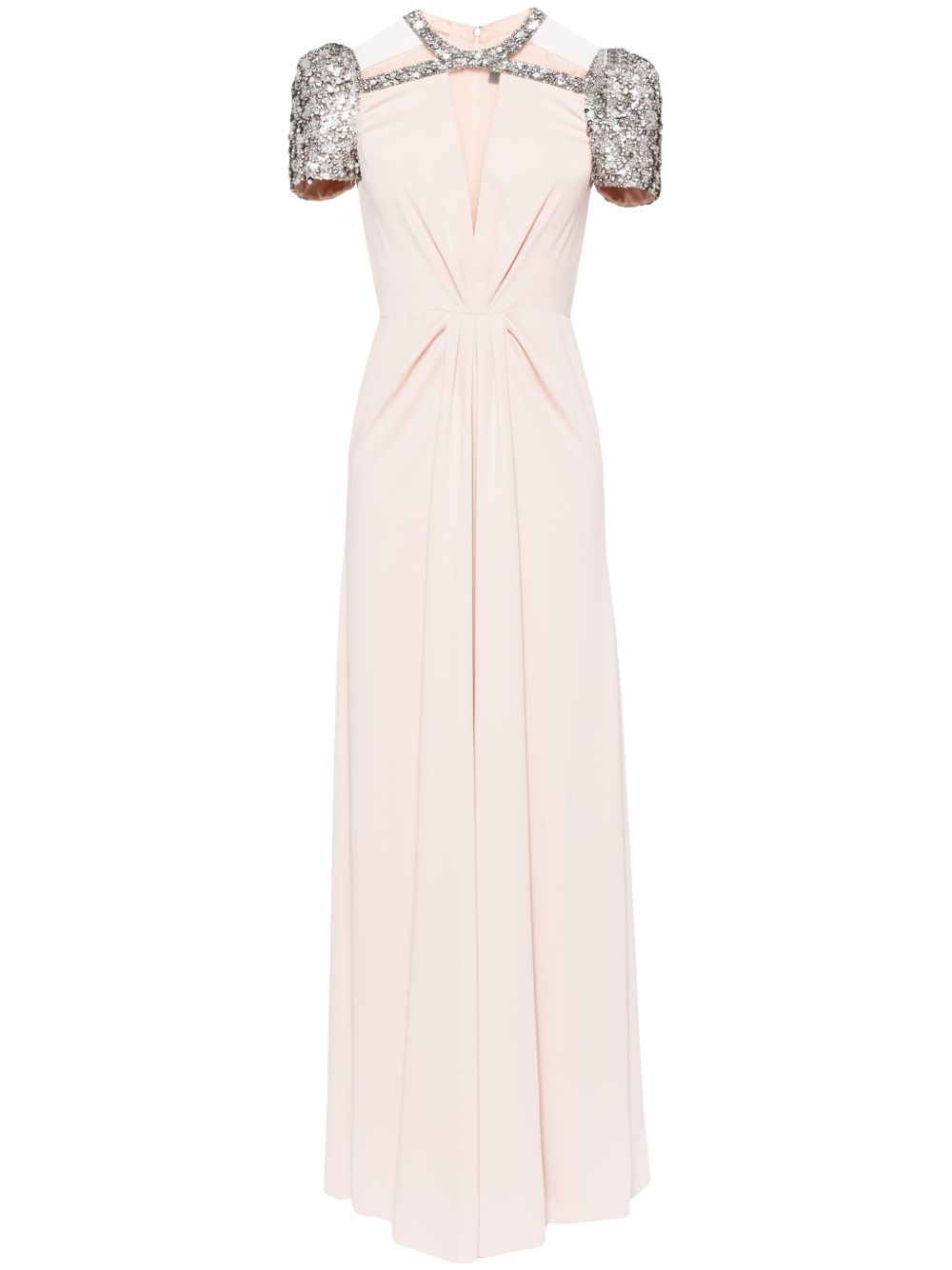 Jenny Packham Daphne 缀饰礼服 - 粉色