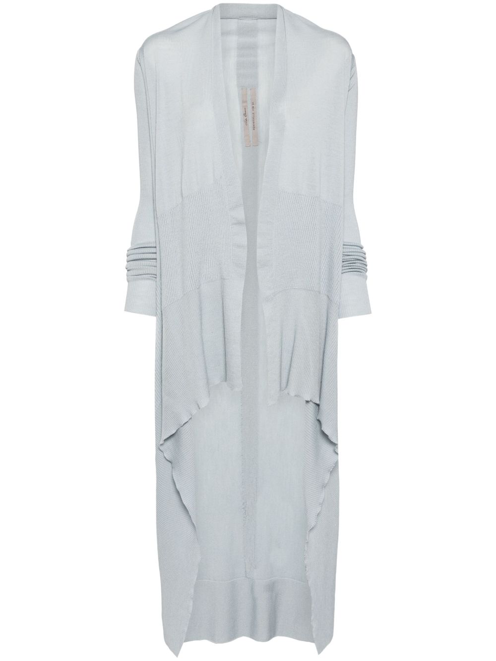 Rick Owens Long Wrap 开衫 - 蓝色