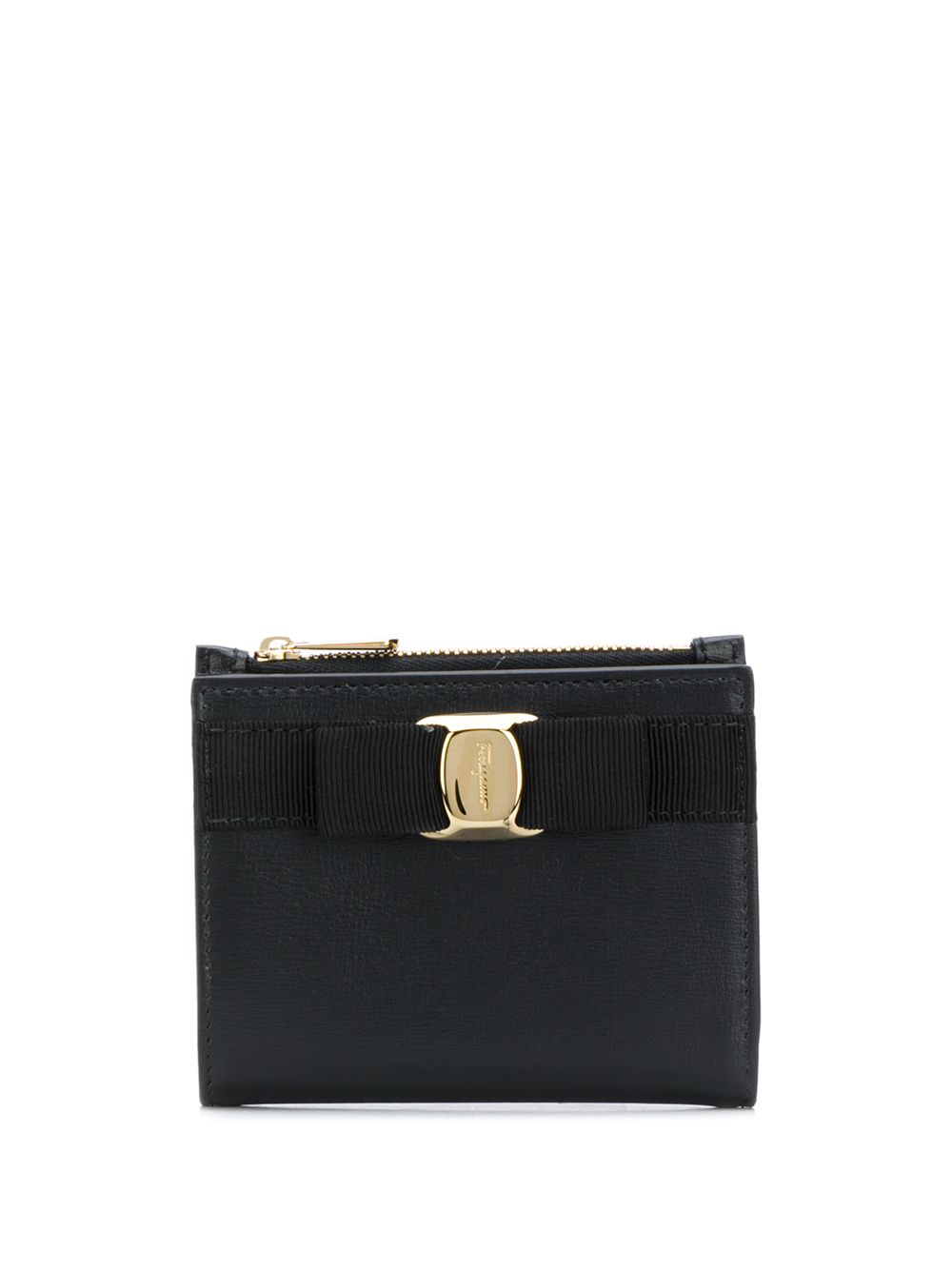 Ferragamo logo标牌手提包 - 黑色
