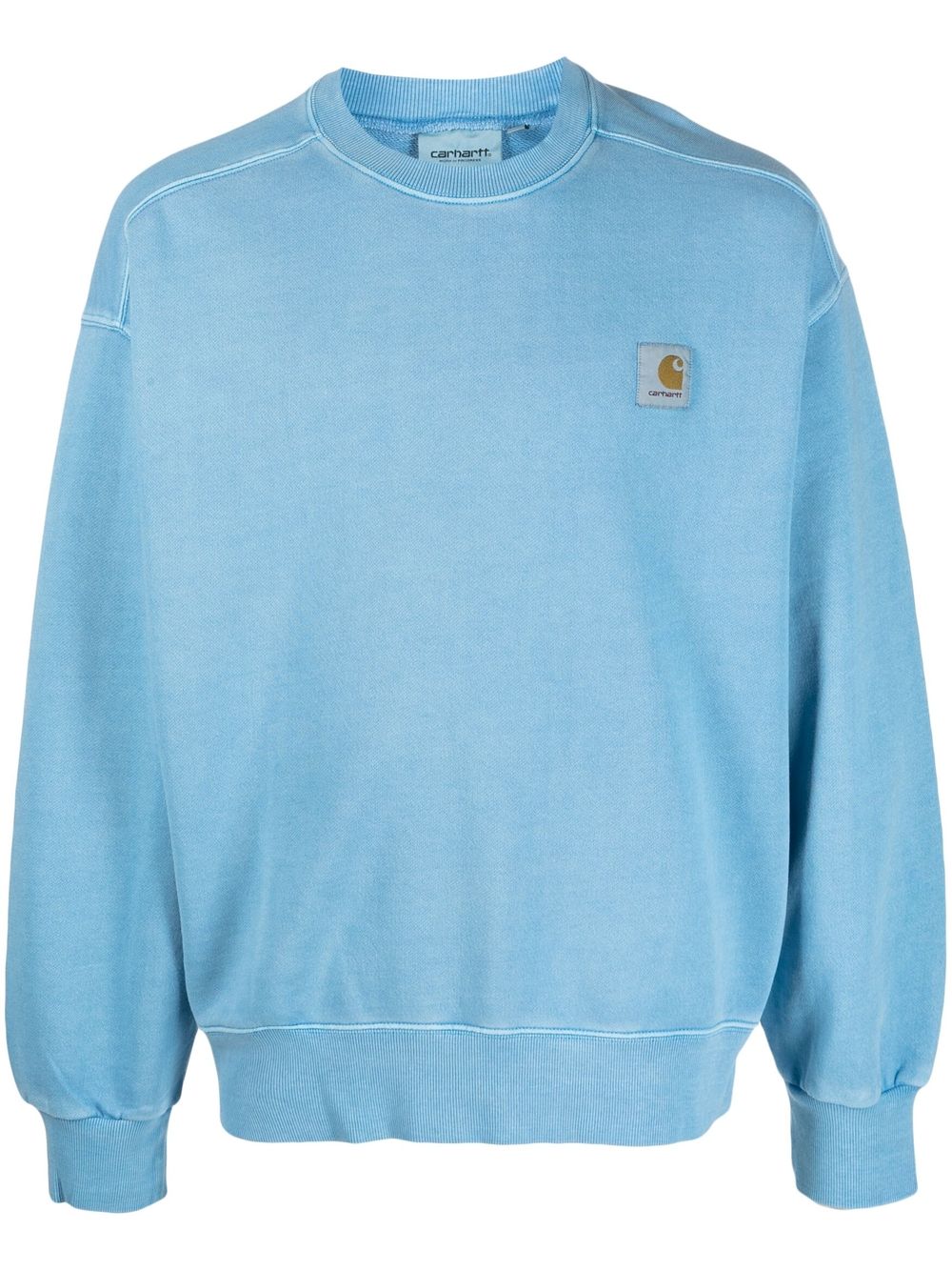 Carhartt WIP 标贴棉卫衣 - 蓝色