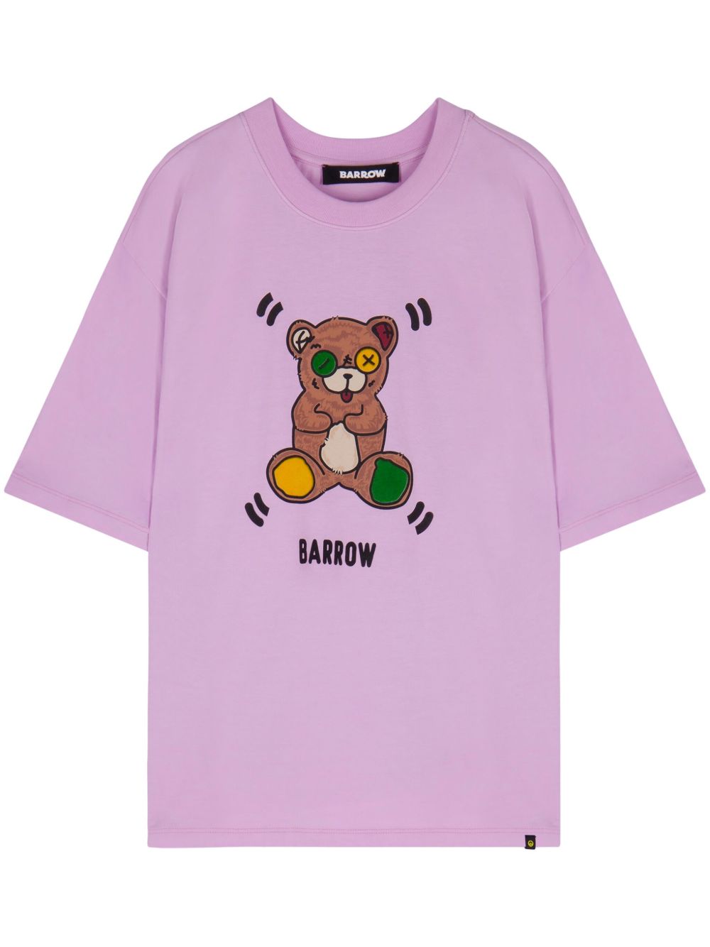 BARROW Teddy Bear 印花T恤 - 粉色