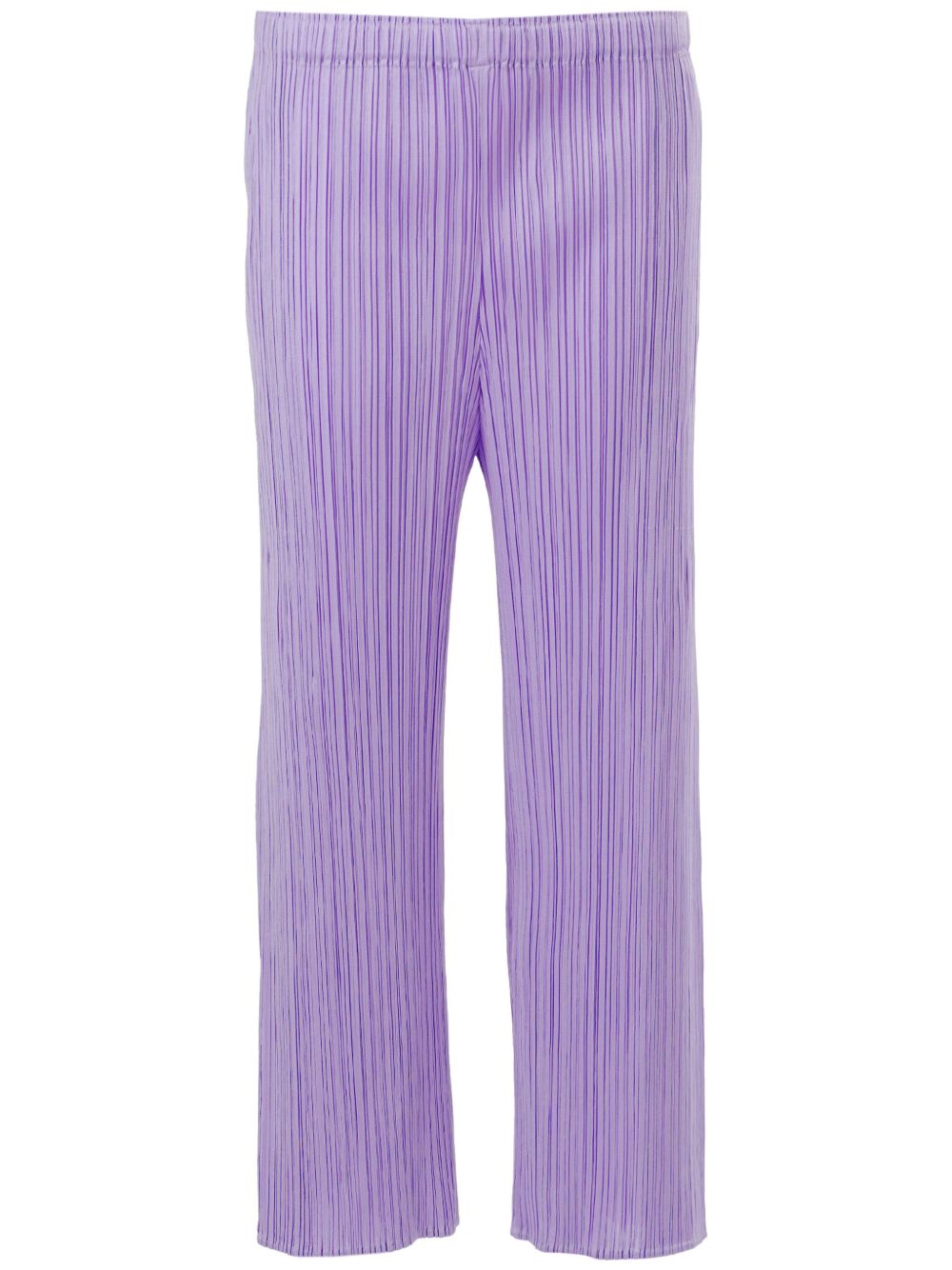 Pleats Please Issey Miyake Mc July 百褶露踝裤 - 紫色