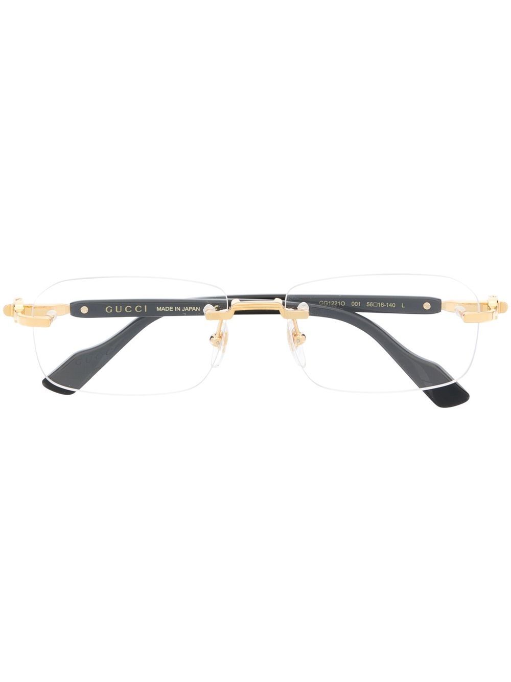 Gucci Eyewear GG1221O 眼镜 - 金色