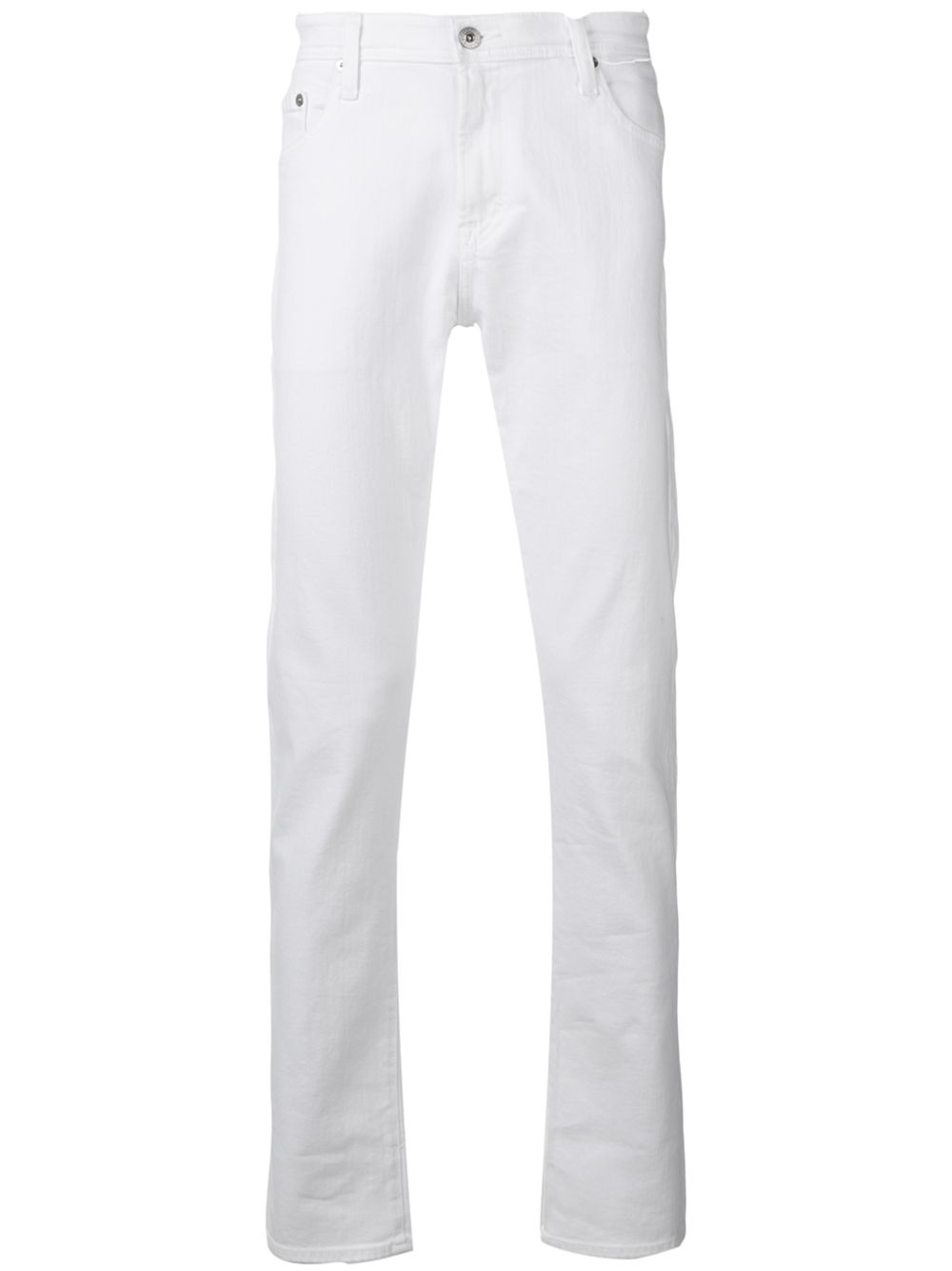 AG Jeans 直筒牛仔裤 - 白色