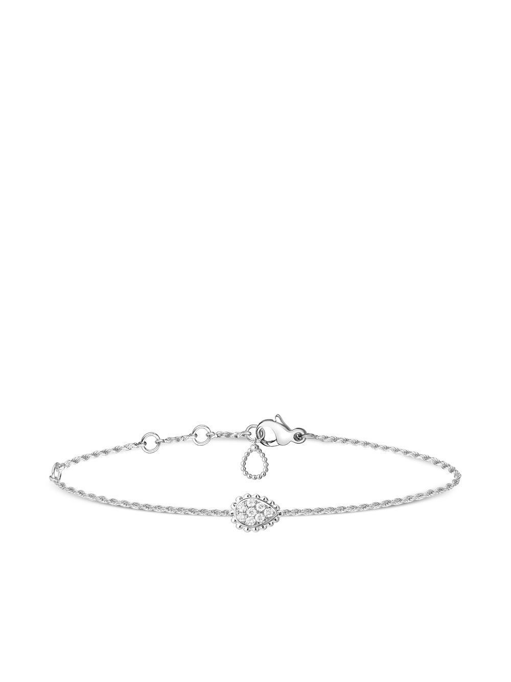 Boucheron Serpent Bohème 18k白金小号钻石手链 - 银色