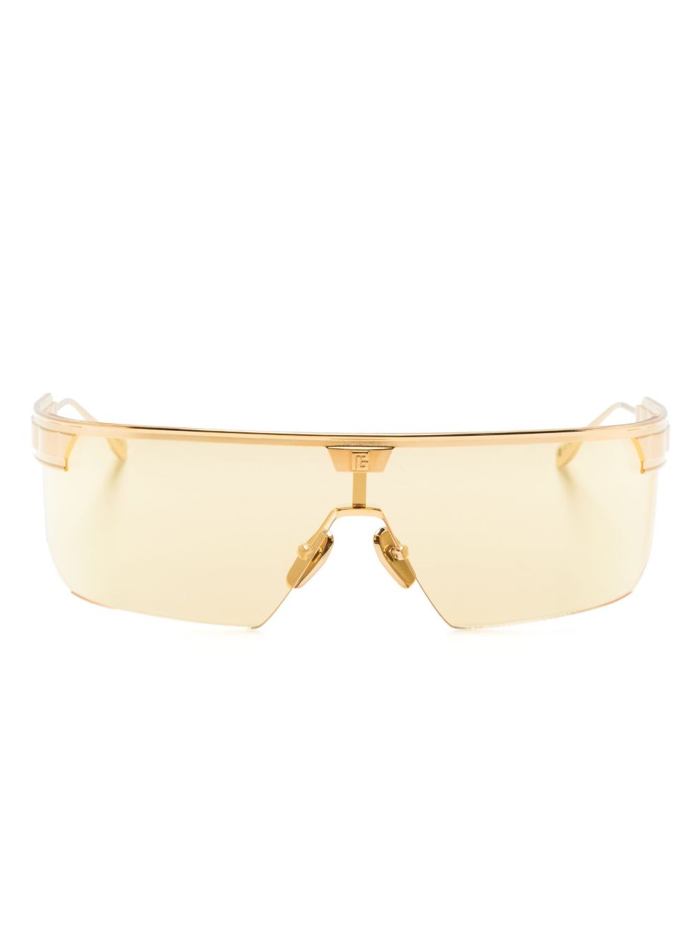 Balmain Eyewear Major LTD 盾形太阳眼镜 - 金色