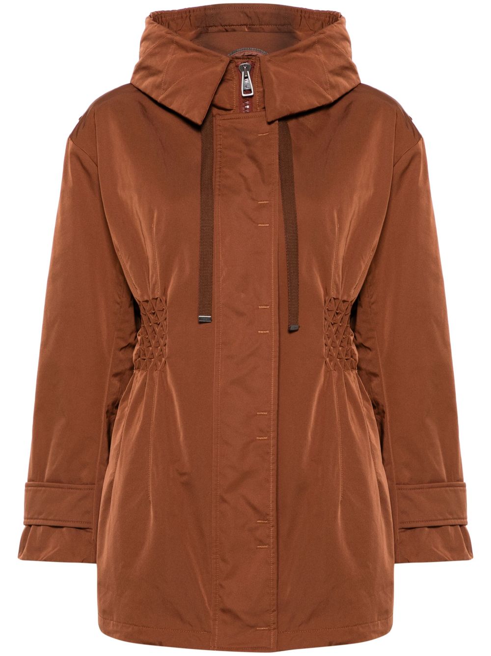 Ermanno Scervino logo刺绣夹克 - 褐色