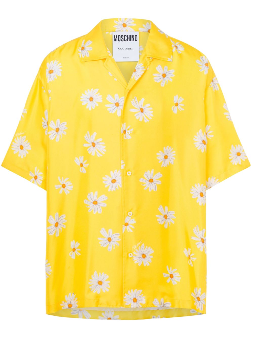 Moschino 花卉印花衬衫 - 黄色