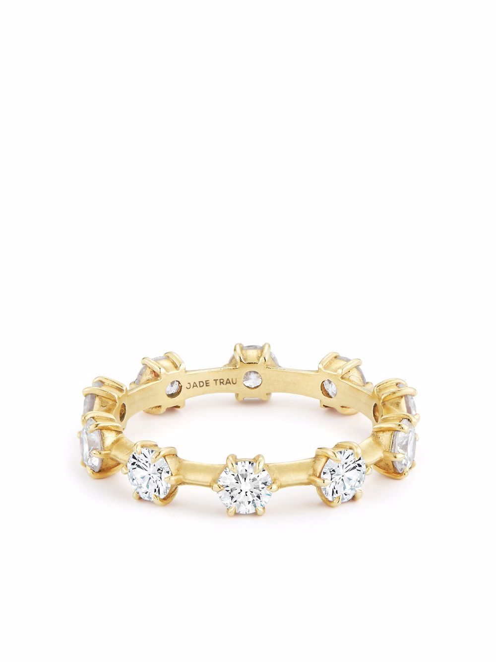 Jade Trau Kismet 18K黄金钻石中号戒指 - 金色