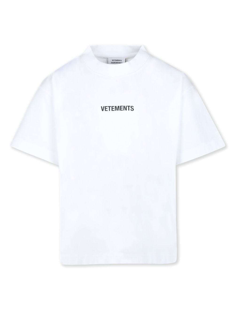 VETEMENTS logo印花T恤 - 白色
