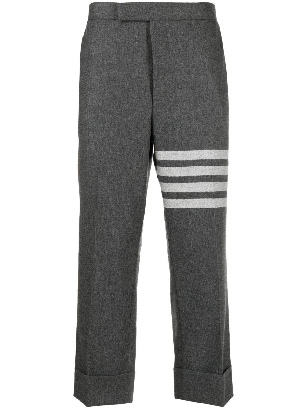 Thom Browne 低腰垮裤式西裤 - 灰色
