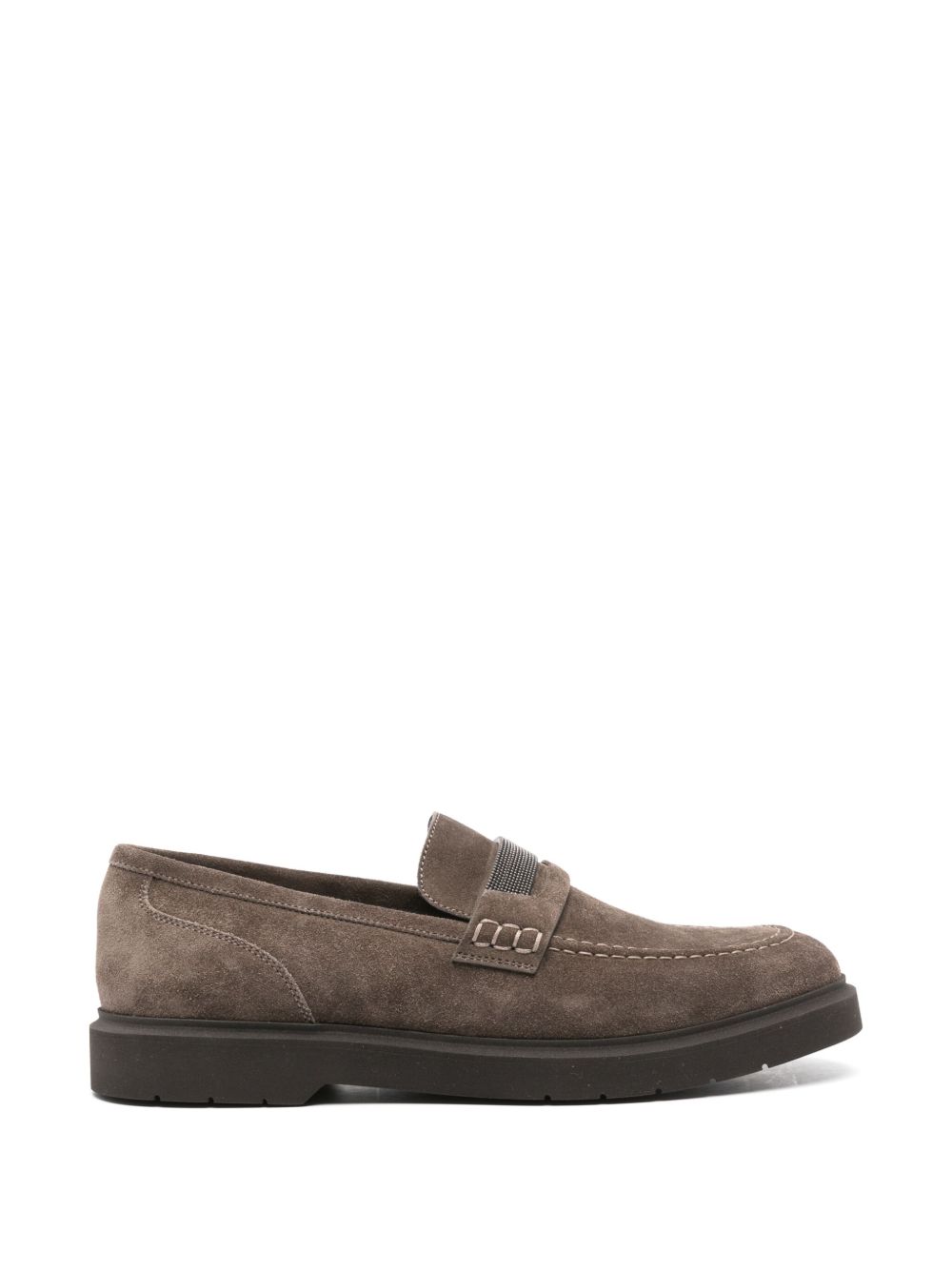 Brunello Cucinelli Monile 乐福鞋 - 褐色