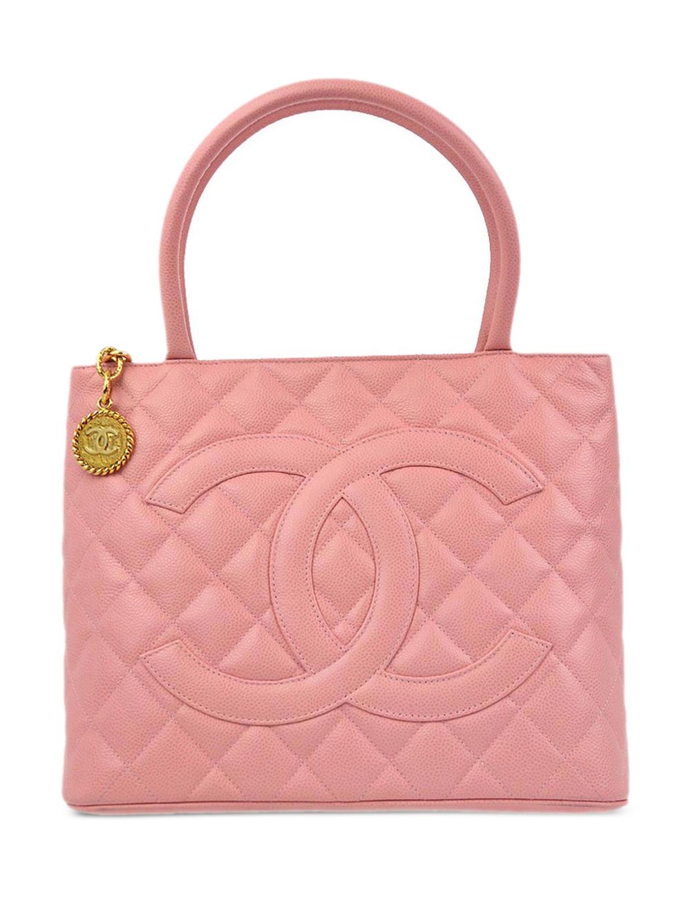 CHANEL Pre-Owned Medallion 手提包（2005年典藏款） - 粉色