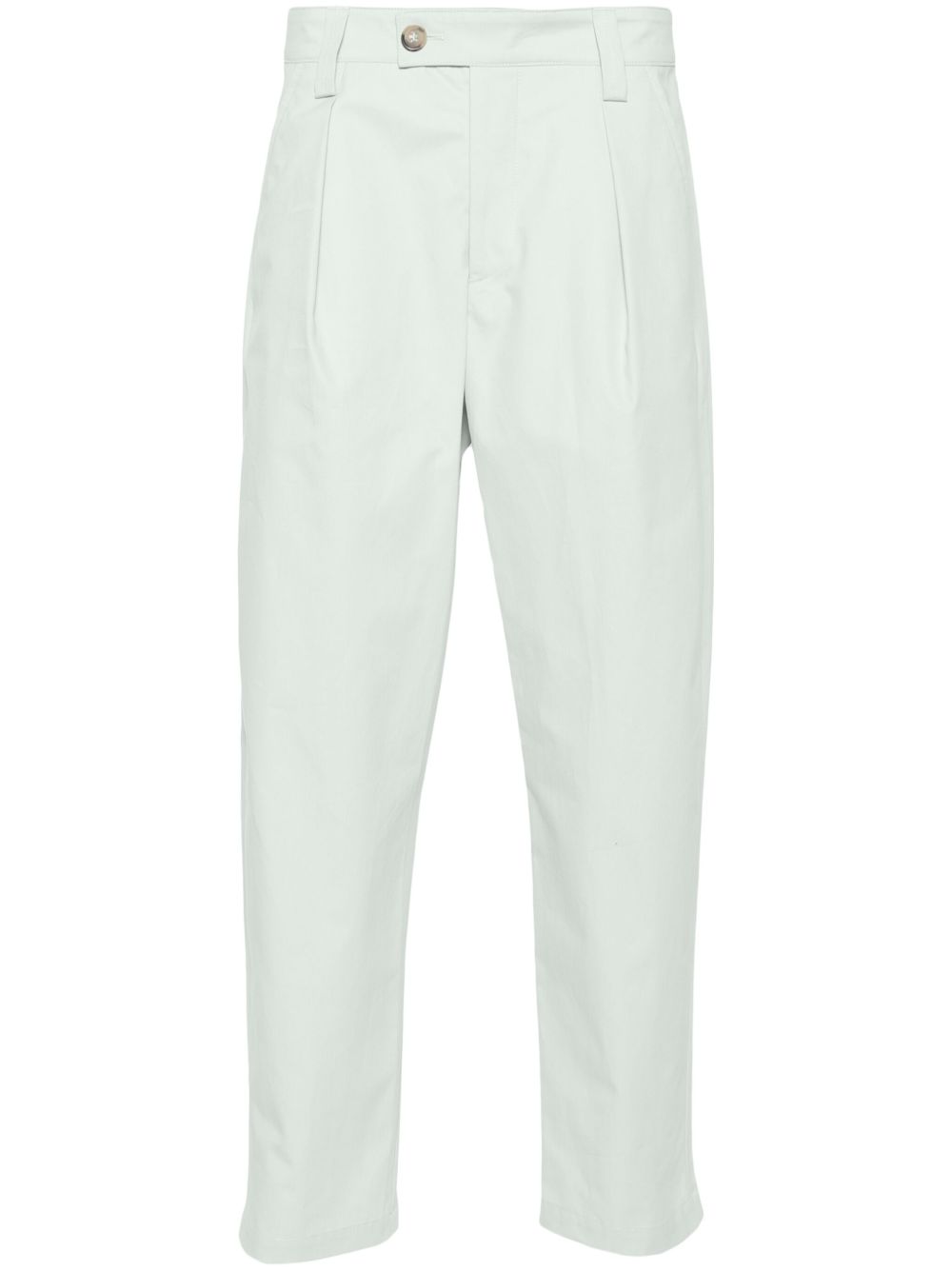 A.P.C. 省道细节锥形裤 - 绿色