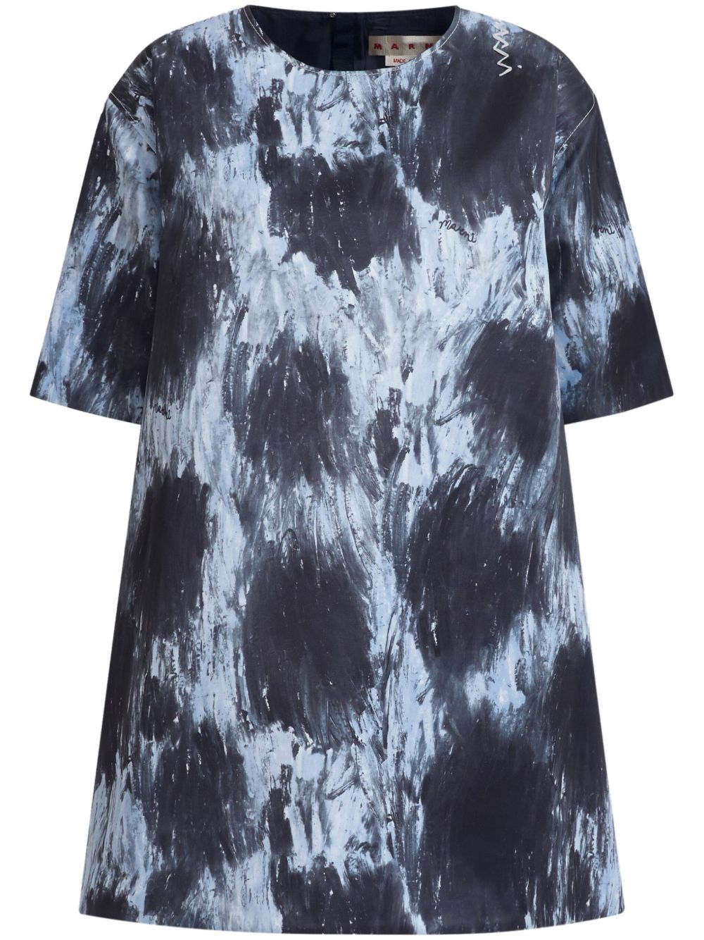 Marni Printed 连衣裙 - 蓝色