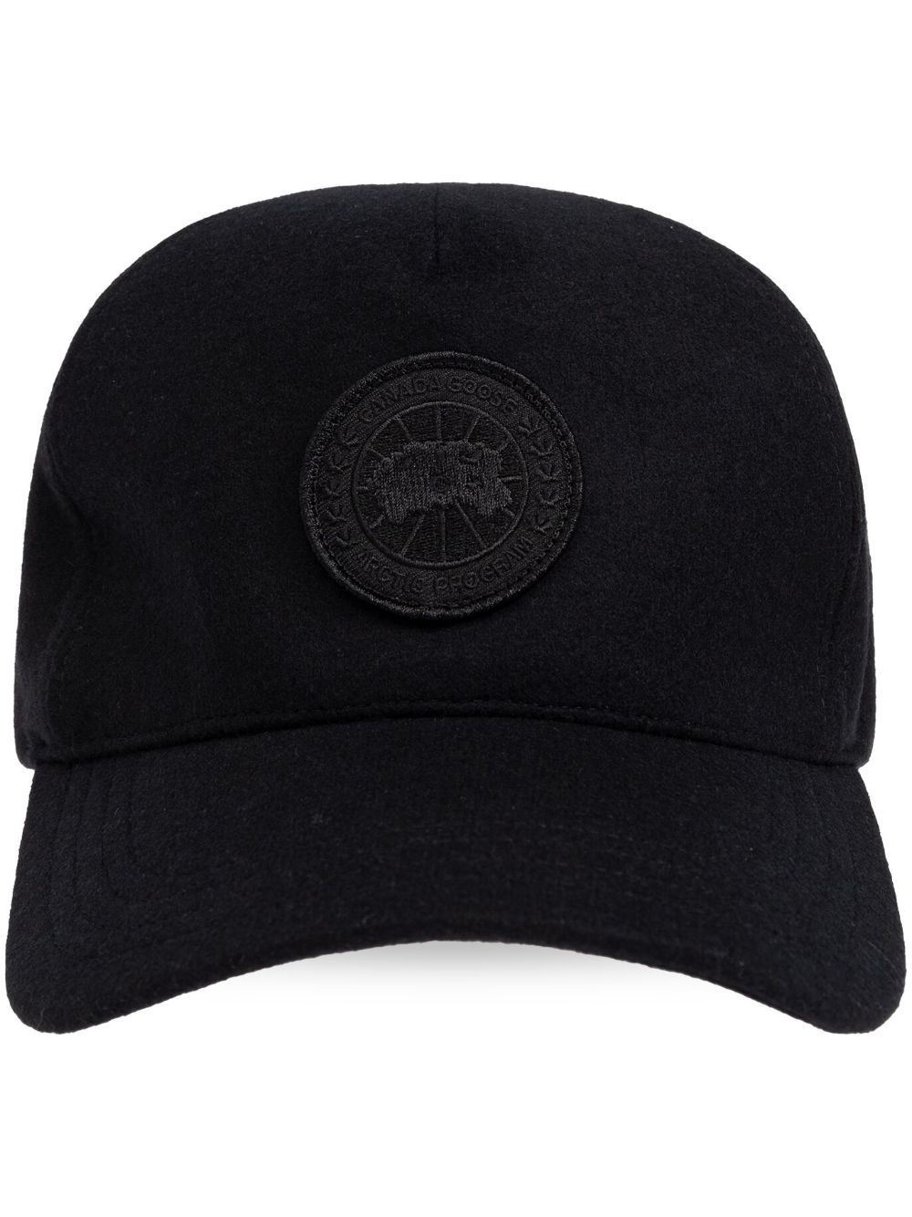 Canada Goose 标贴棒球帽 - 黑色