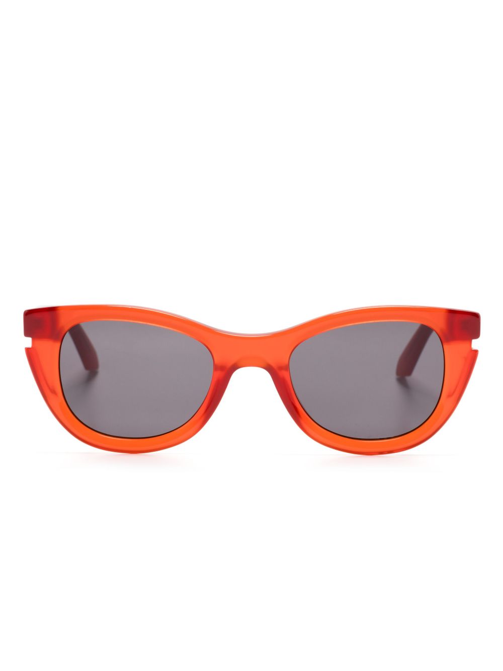 Off-White Eyewear Boulder 猫眼镜框太阳眼镜 - 红色