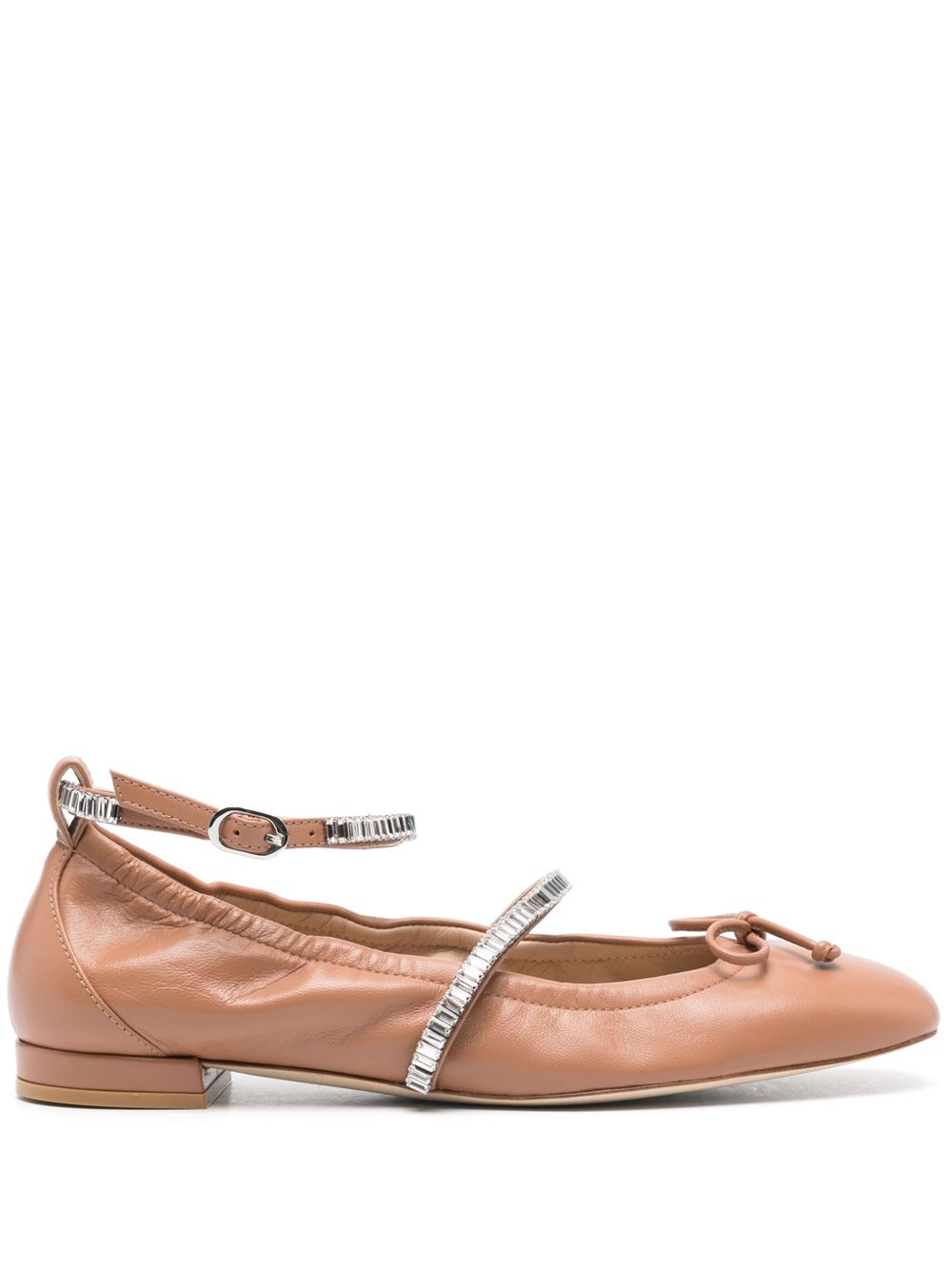 Stuart Weitzman Stefanie 芭蕾平底鞋 - 中性色