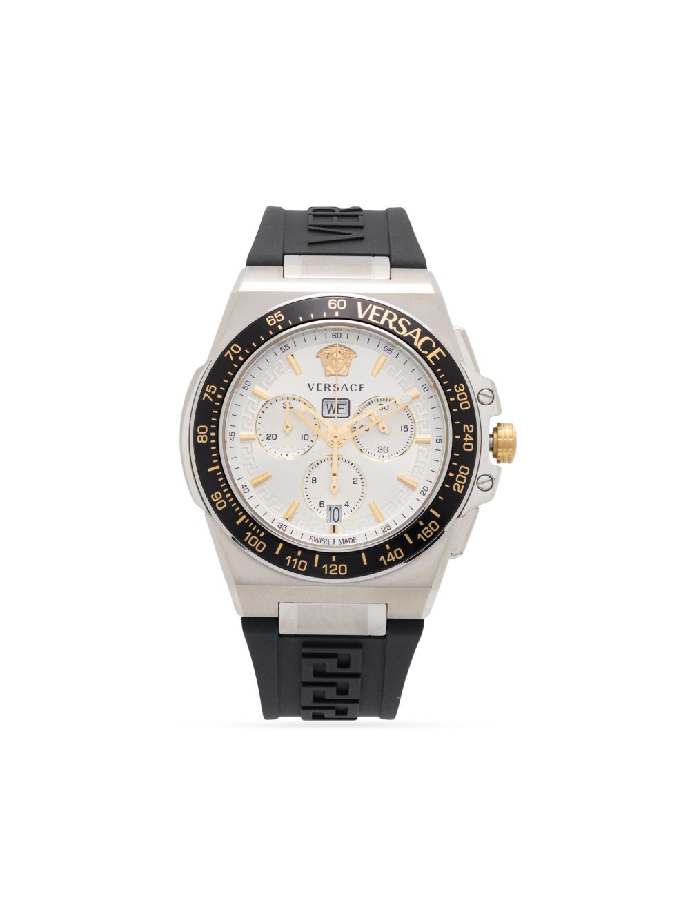 Versace Greca Extreme Chrono 45毫米腕表 - 银色